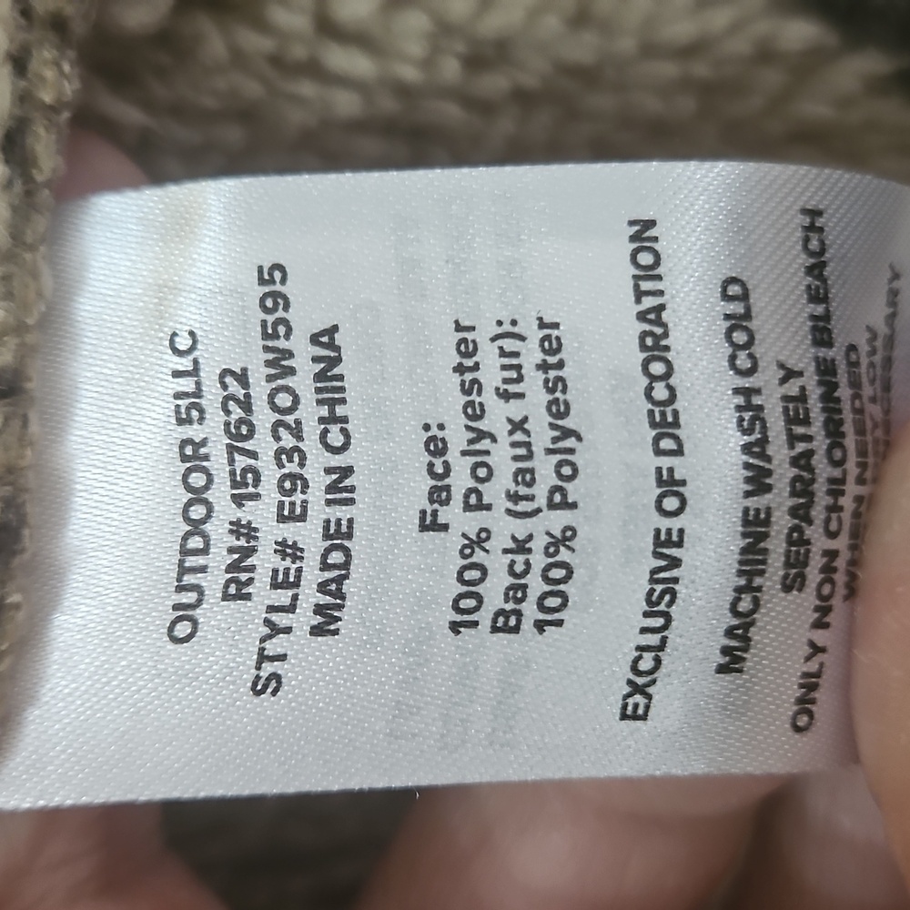 Eddie Bauer Brown Plaid Jacket Faux Shearling Lining Boys Sz 4/5 - Picture 6 of 8